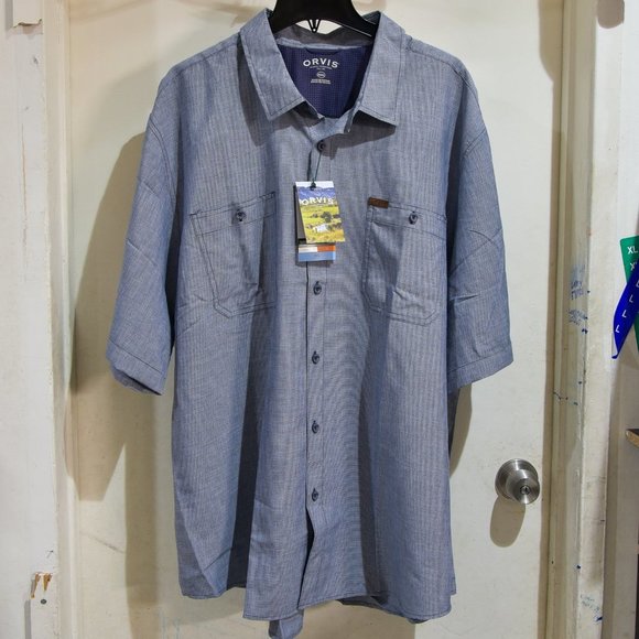 Orvis Shirts Orvis Mens Short Sleeve Woven Shirt Xxl 3xl Poshmark